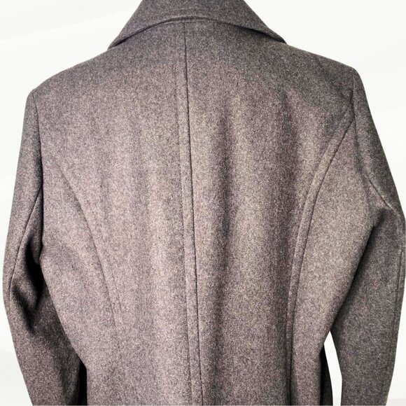 Nautica Women's Gray Wool Coat, Size XL - Picture 4 of 16